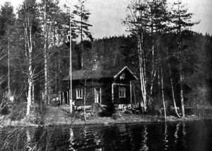 Speed-hytta ved Elvåga.
